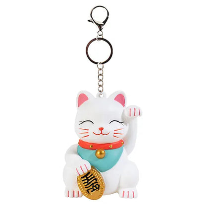 Fizz Creations Keychains Lucky Cat Light Up Bag Charm