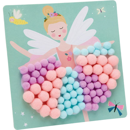 Floss & Rock Art & Craft Activity Kits Enchanted Pom Pom Art
