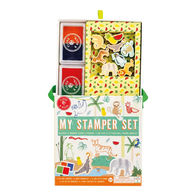 Floss & Rock Arts & Craft Stamp Sets Default Jungle My Stamper Set