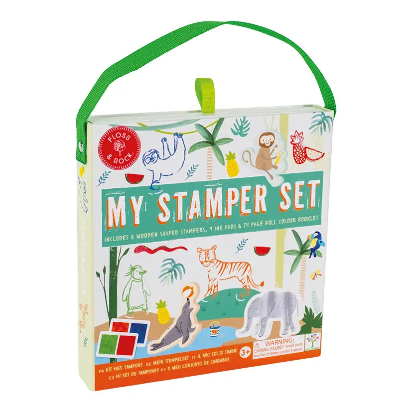 Floss & Rock Arts & Craft Stamp Sets Default Jungle My Stamper Set