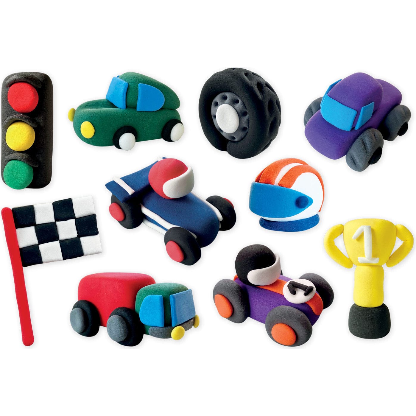 Floss & Rock Clay Arts & Crafts Cars Clay & Play