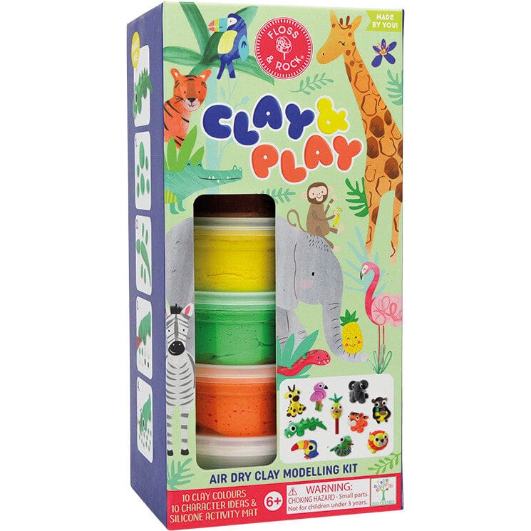 Floss & Rock Clay Arts & Crafts Default Jungle Clay & Play
