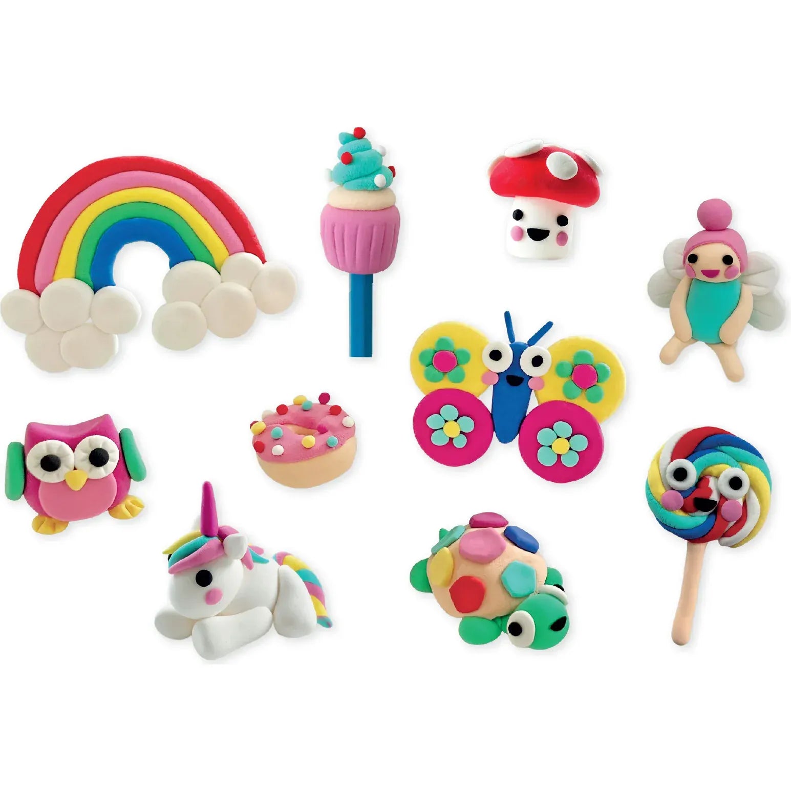Floss & Rock Clay Arts & Crafts Rainbow Fairy Clay & Play