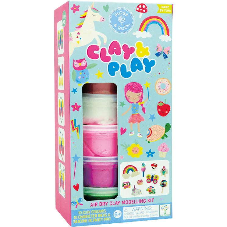 Floss & Rock Clay Arts & Crafts Rainbow Fairy Clay & Play