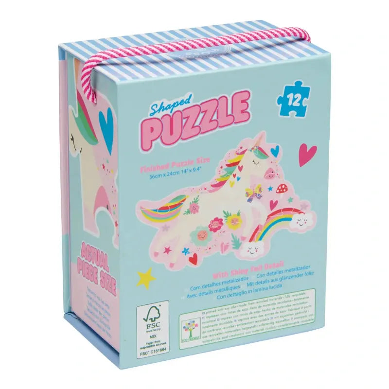 Floss & Rock Rainbow Fairy 12 pc Shaped Puzzle
