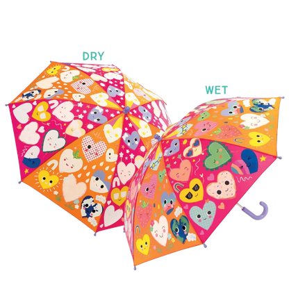 Floss & Rock Umbrellas Hearts Color Changing Umbrella