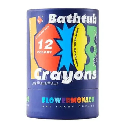 FlowerMonaco Bath Toys Default FlowerMonaco Bath Crayons