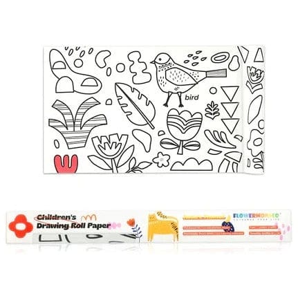 FlowerMonaco Coloring & Painting Kits Default Children's Drawing Rolling Paper - Nature