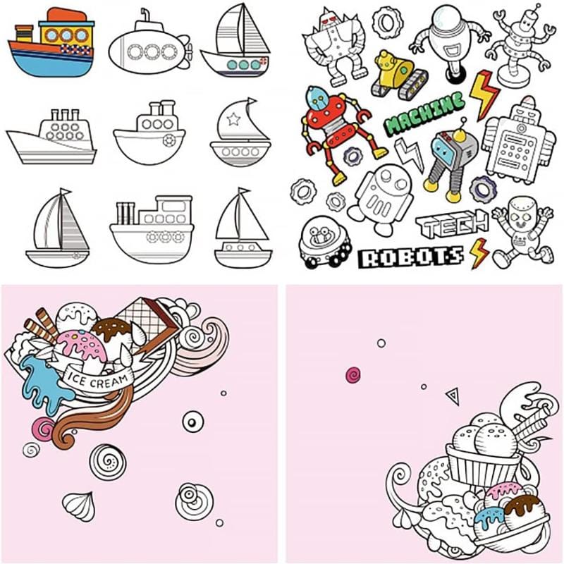 FlowerMonaco Coloring & Painting Kits Default Little Graffitist Set