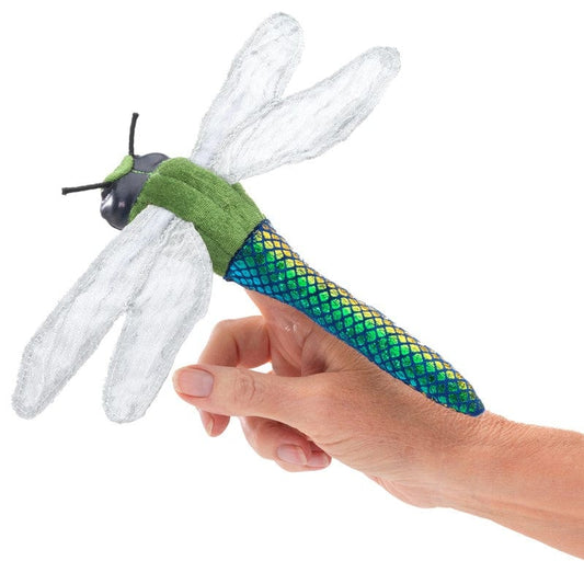 Folkmanis Finger Puppets Default Mini Dragonfly Finger Puppet