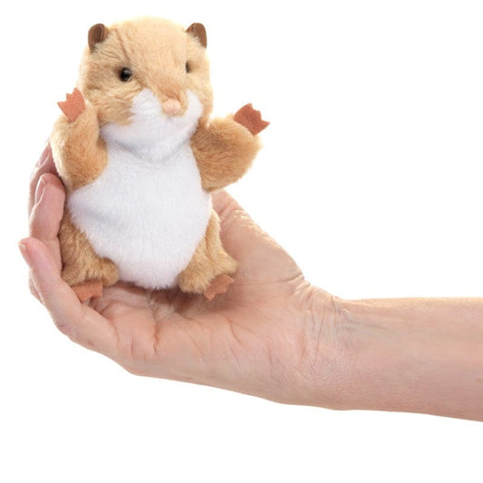 Folkmanis Finger Puppets Default Mini Hamster Finger Puppet
