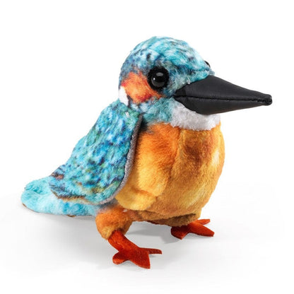 Folkmanis Finger Puppets Default Mini Kingfisher Finger Puppet