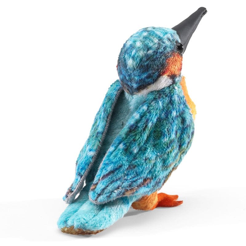 Folkmanis Finger Puppets Default Mini Kingfisher Finger Puppet