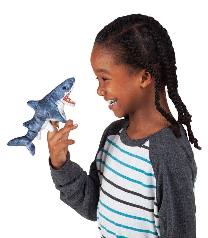 Folkmanis Finger Puppets Default Mini Shark Finger Puppet