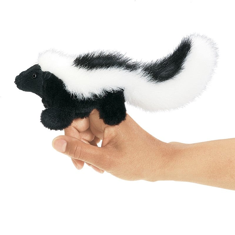 Folkmanis Finger Puppets Default Mini Skunk Finger Puppet