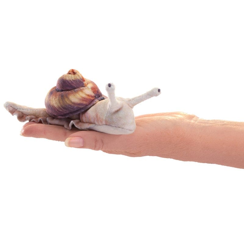 Folkmanis Finger Puppets Default Mini Snail Finger Puppet
