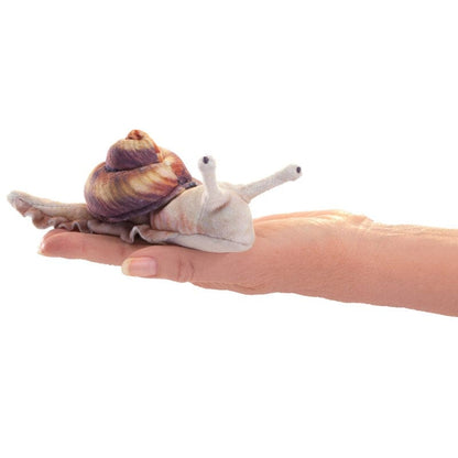 Folkmanis Finger Puppets Default Mini Snail Finger Puppet