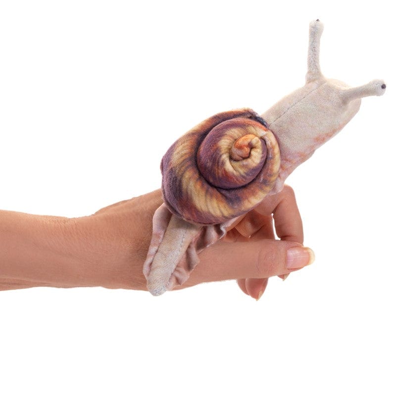 Folkmanis Finger Puppets Default Mini Snail Finger Puppet