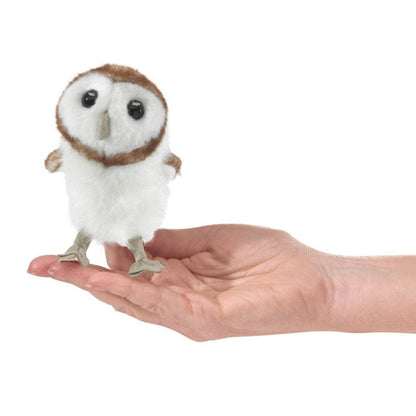 Folkmanis Finger Puppets Mini Barn Owl Finger Puppet