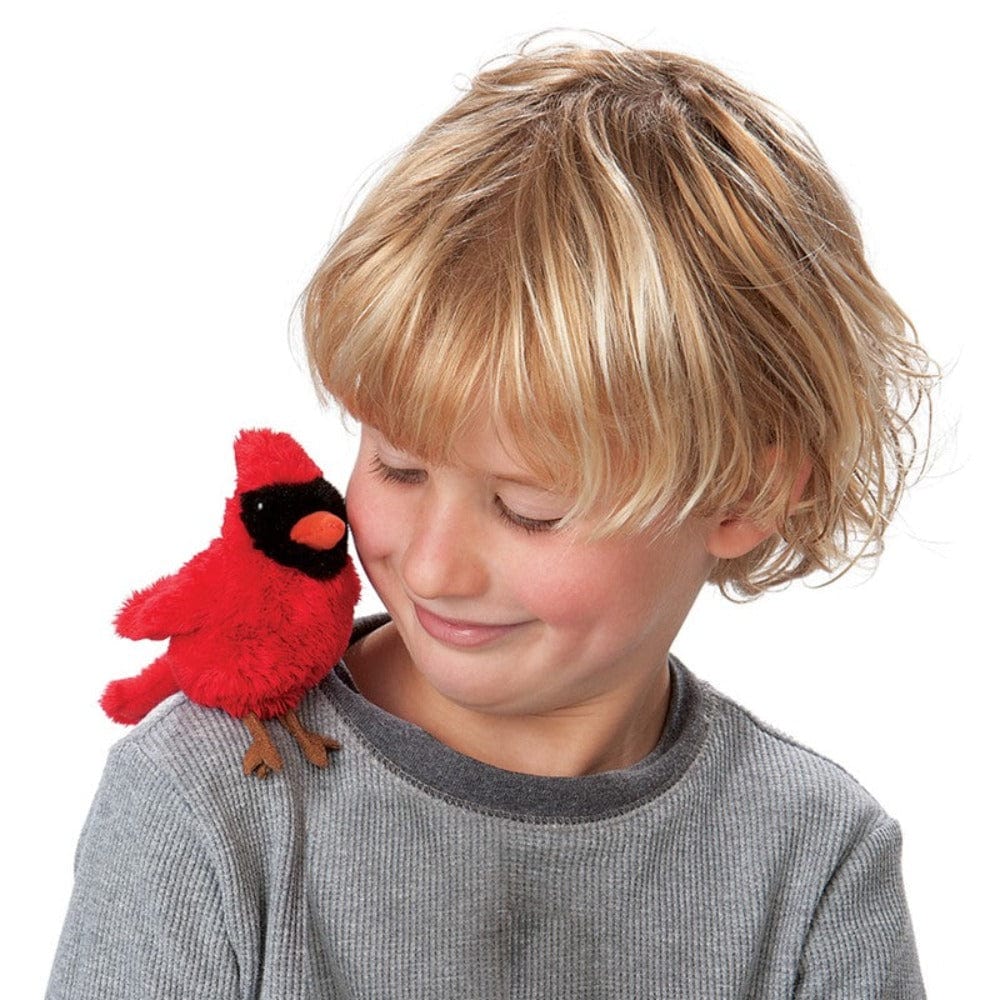 Folkmanis Finger Puppets Mini Cardinal Finger Puppet