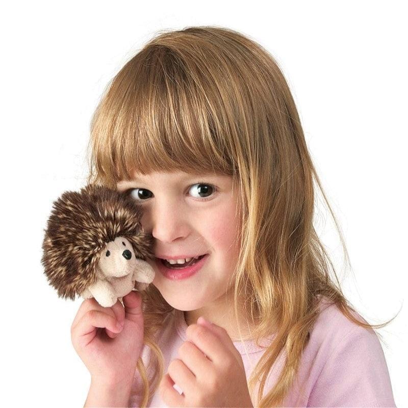 Folkmanis Finger Puppets Mini Hedgehog Finger Puppet