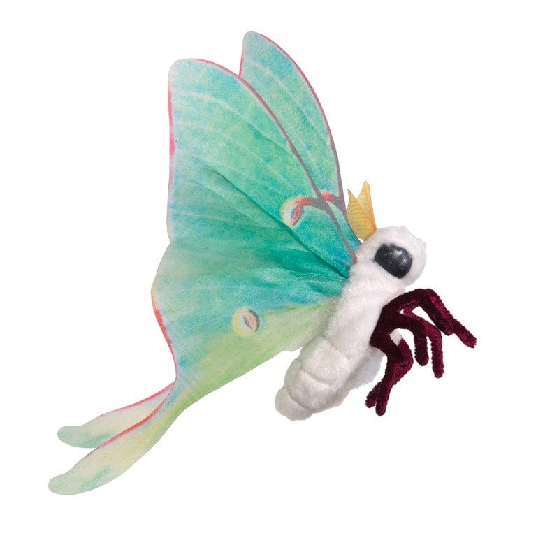 Folkmanis Finger Puppets Mini Luna Moth Finger Puppet