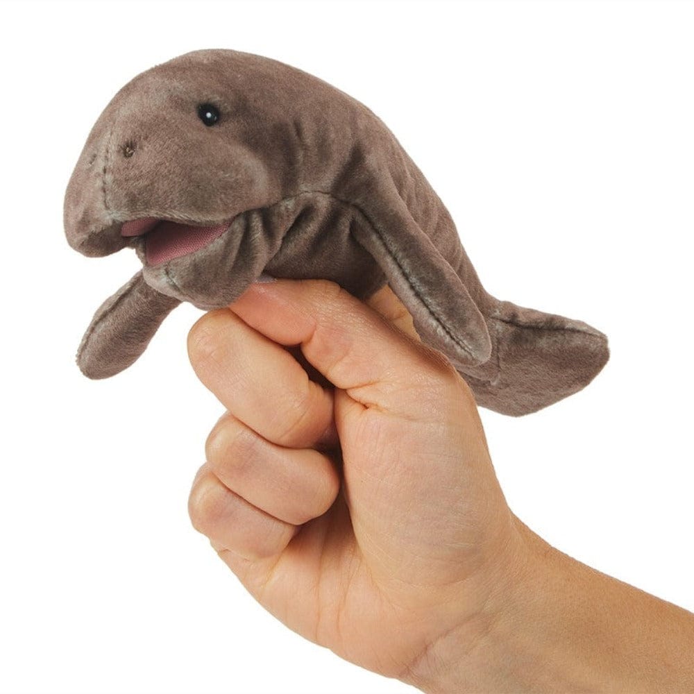 Folkmanis Finger Puppets Mini Manatee Finger Puppet