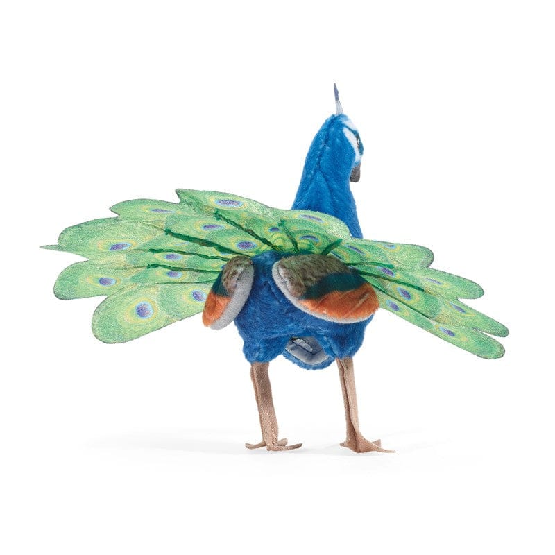 Folkmanis Finger Puppets Mini Peacock Finger Puppet