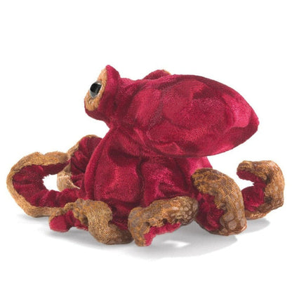 Folkmanis Finger Puppets Mini Red Octopus Finger Puppet