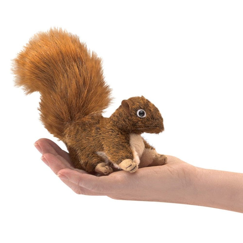 Folkmanis Finger Puppets Mini Red Squirrel Finger Puppet