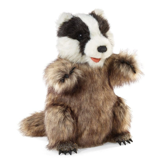 Folkmanis Hand Puppets Badger Puppet