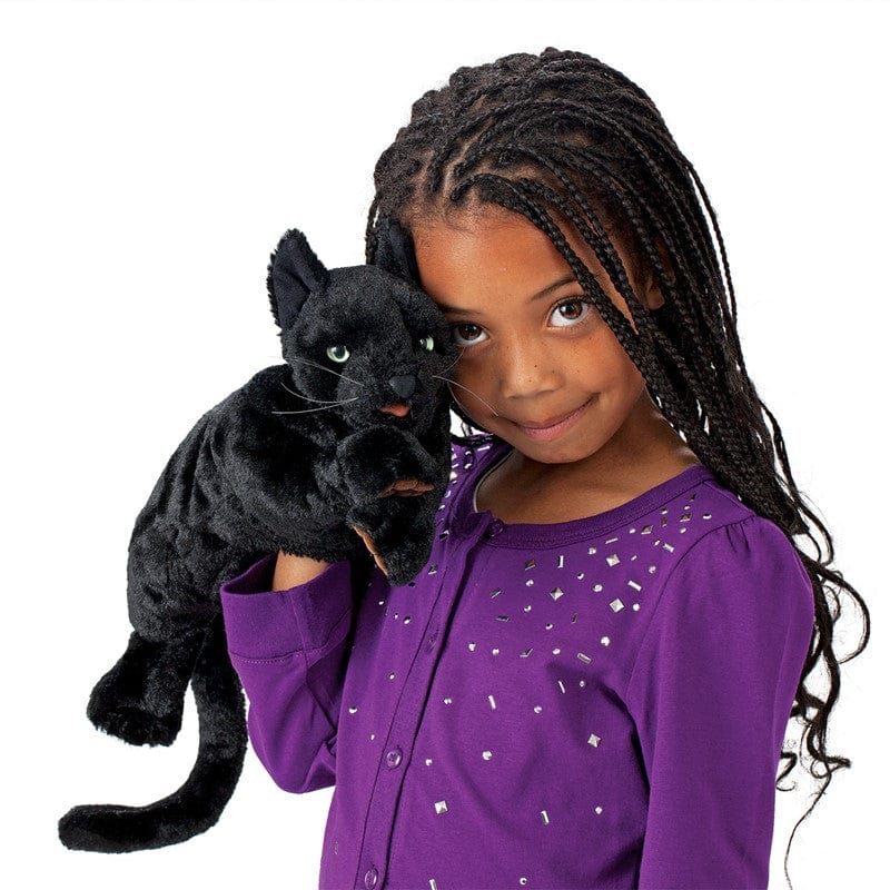 Folkmanis Hand Puppets Black Cat Puppet