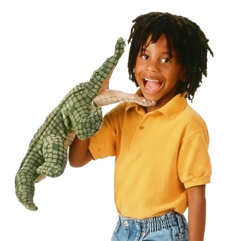 Folkmanis Hand Puppets Default Alligator Puppet