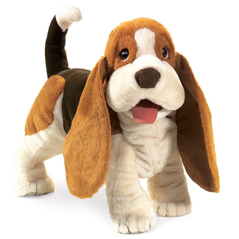 Folkmanis Hand Puppets Default Basset Hound Puppet