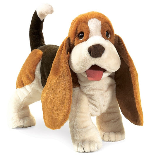 Folkmanis Hand Puppets Default Basset Hound Puppet