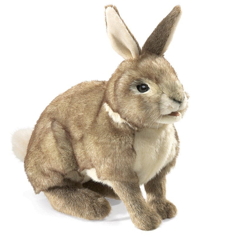 Folkmanis Hand Puppets Default Cottontail Rabbit Puppet