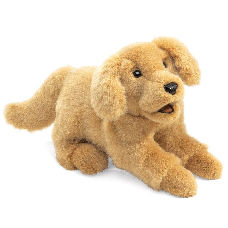 Folkmanis Hand Puppets Default Golden Retriever Puppy Puppet