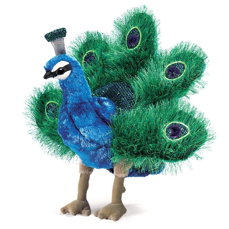 Folkmanis Hand Puppets Default Small Peacock Puppet