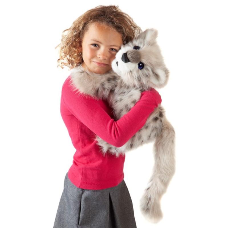 Folkmanis Hand Puppets Default Snow Leopard Cub Puppet