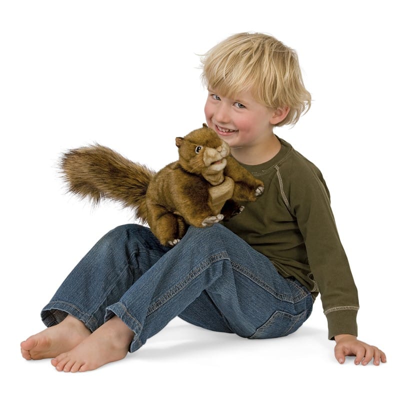 Folkmanis Hand Puppets Red Squirrel Puppet