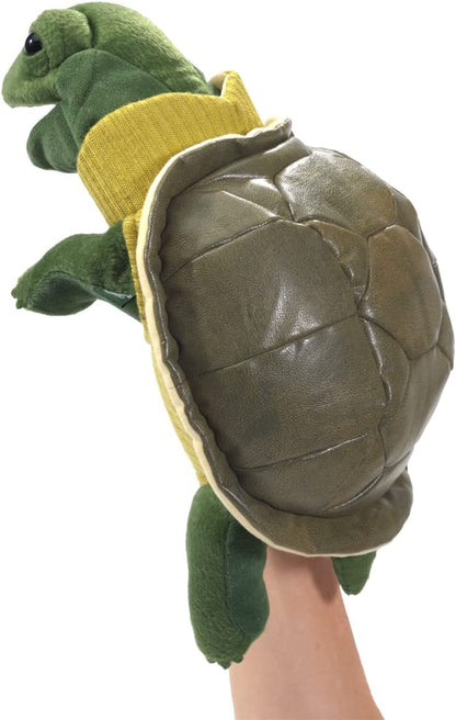 Folkmanis Hand Puppets Turtleneck Turtle Puppet