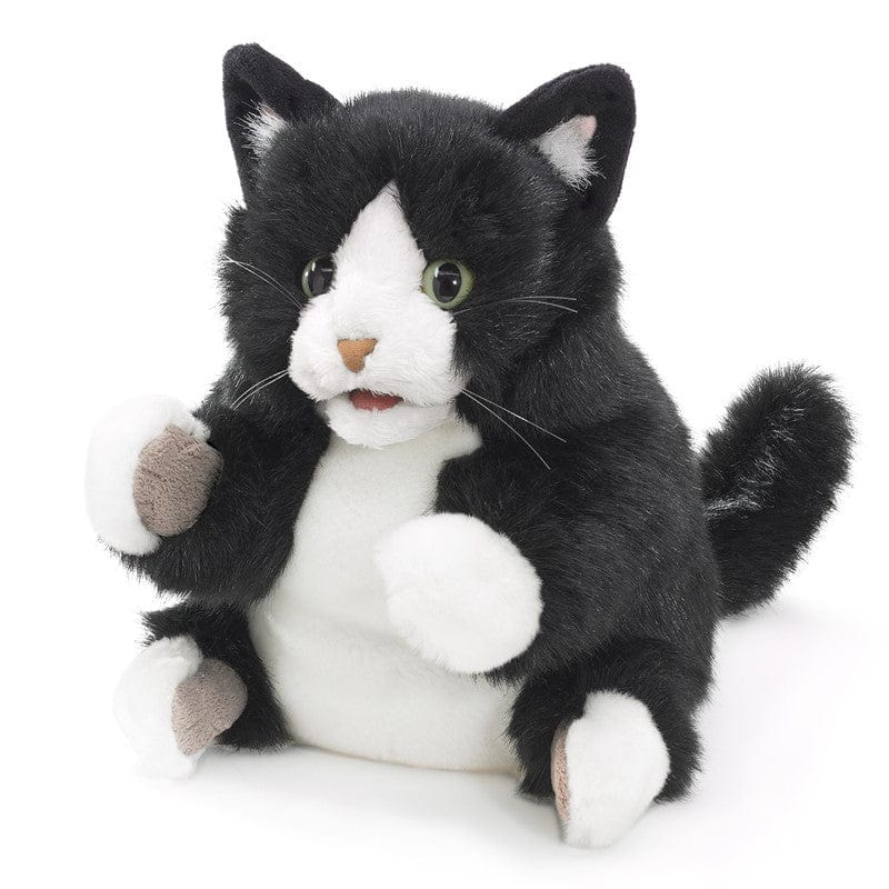 Folkmanis Hand Puppets Tuxedo Kitten Puppet