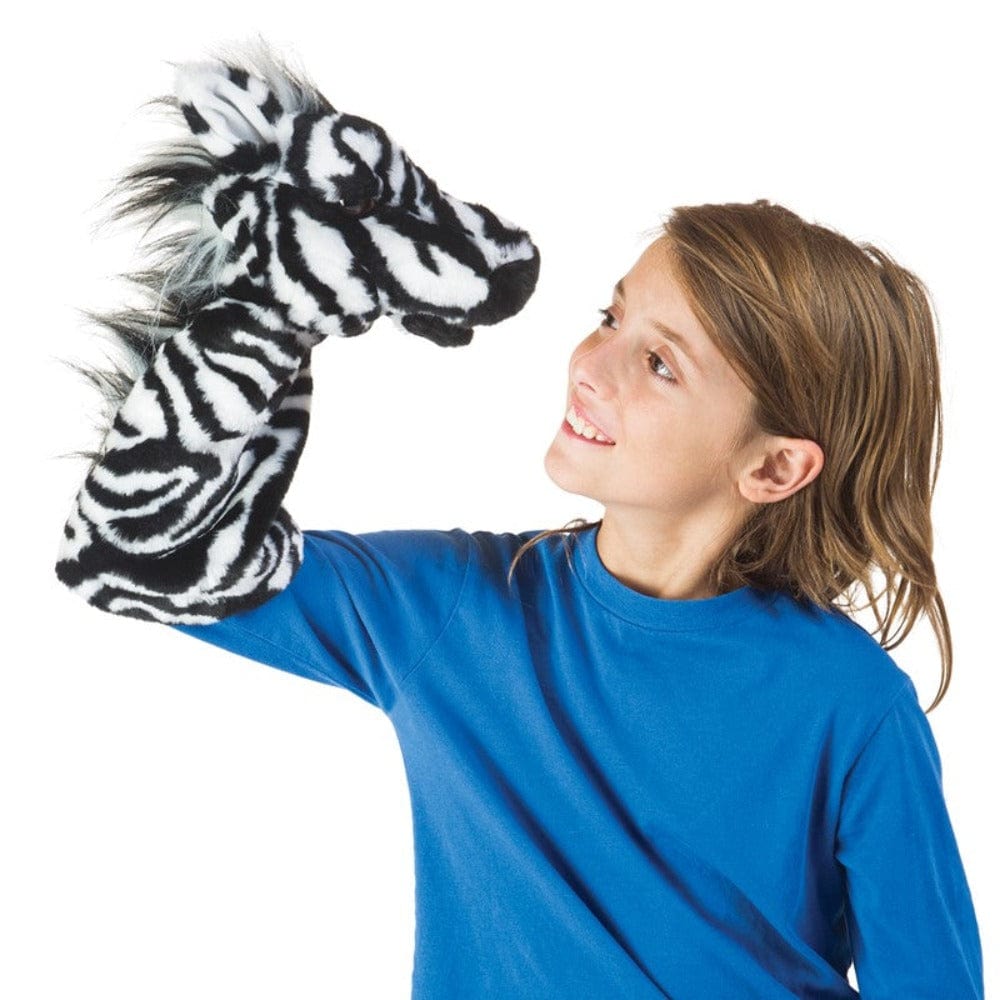 Folkmanis Hand Puppets Zebra Stage Puppet