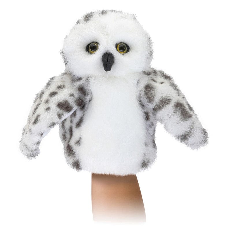 Folkmanis Little Puppets Default Little Snowy Owl Puppet