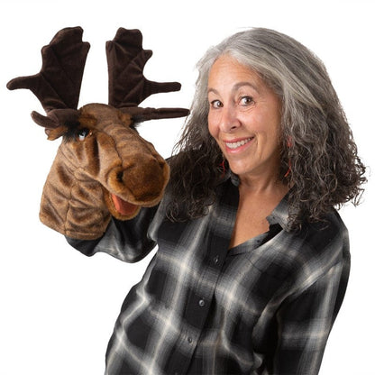 Folkmanis Default Default Moose Stage Puppet