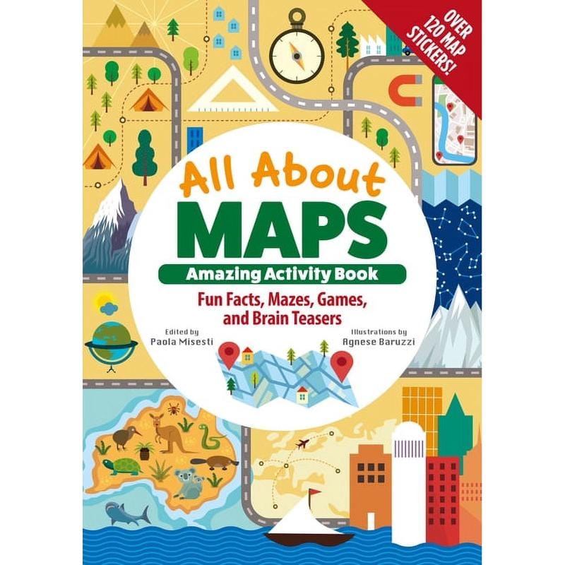 Fox Chapel Publishing Activity Books Default All About Maps Amazing Activity Book