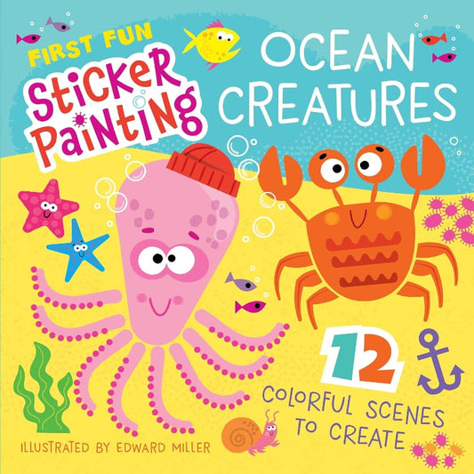 Fox Chapel Publishing Activity Books First Fun Sticker Painting: Ocean Creatures