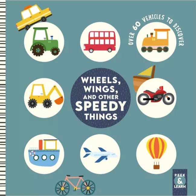 Fox Chapel Publishing Board Books Default Wheels, Wings, and Other Speedy Things (Board Book)