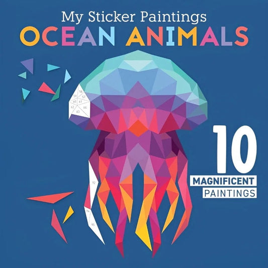 Fox Chapel Publishing Sticker Activity Sets Default My Sticker Paintings: Ocean Animals