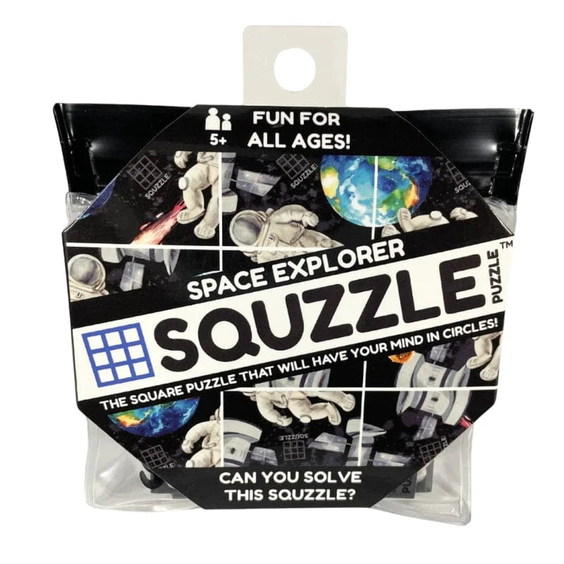 Fun Squared Brain Teaser Games Squzzle Puzzle - Space Explorer